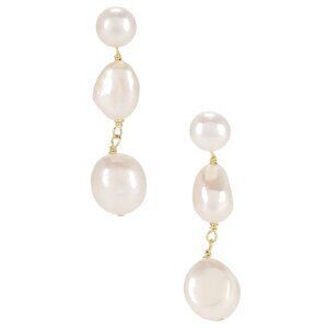 SHASHI Cleo Drop Earring in Pearls New Womens Dangle